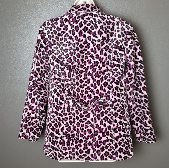 Vintage Dollhouse Outerwear Pink Leopard Jacket - Picture 5 of 7